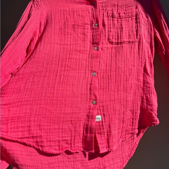 Rails Ellis Shirt Hibiscus XS - Picture 10 of 15